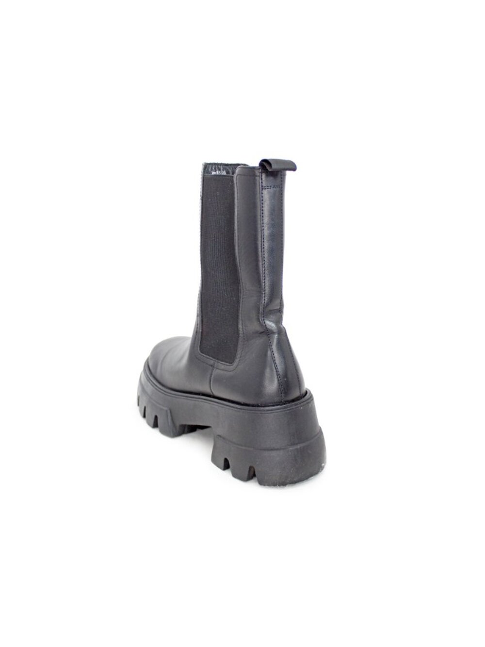 Thursday Boot Company Women's Black Leather ‘Reign’ Platform Boot - Picture 3 of 12